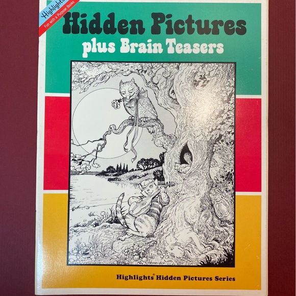 Vintage 1986 Highlights Hidden Pictures Series Lot of 5 Activity Books - Picture 5 of 7
